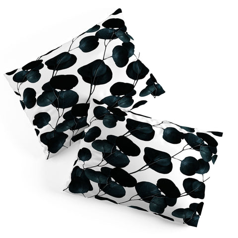 83 Oranges Dark Leaves Pillow Shams