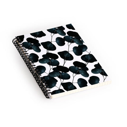 83 Oranges Dark Leaves Spiral Notebook