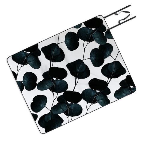 83 Oranges Dark Leaves Picnic Blanket