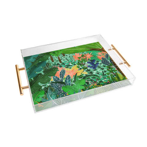 83 Oranges Dense Forest Acrylic Tray