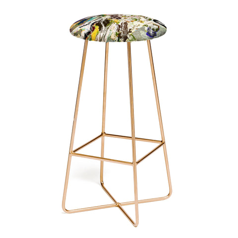 83 Oranges Echoes Beneath the Surface Bar Stool