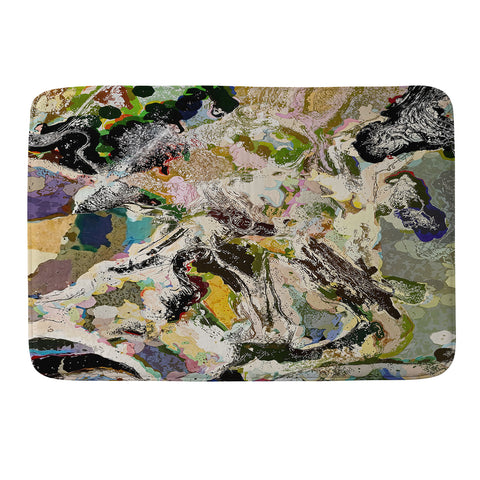 83 Oranges Echoes Beneath the Surface Memory Foam Bath Mat