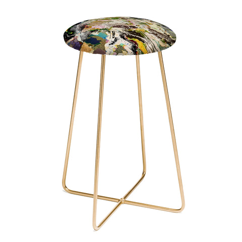 83 Oranges Echoes Beneath the Surface Counter Stool