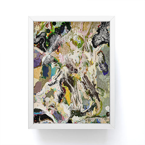 83 Oranges Echoes Beneath the Surface Framed Mini Art Print