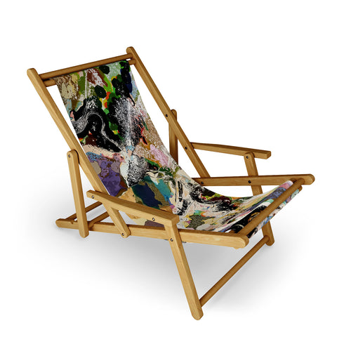 83 Oranges Echoes Beneath the Surface Sling Chair