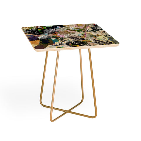 83 Oranges Echoes Beneath the Surface Side Table