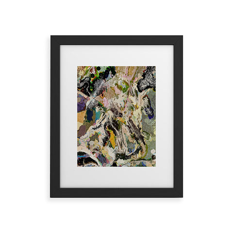 83 Oranges Echoes Beneath the Surface Framed Art Print