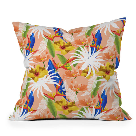 83 Oranges Expression and Purity Outdoor Throw Pillow