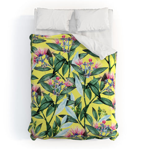 83 Oranges Floral Cure Two Duvet Cover