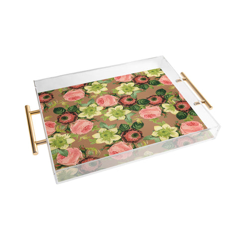83 Oranges Hawaiian Flora Acrylic Tray