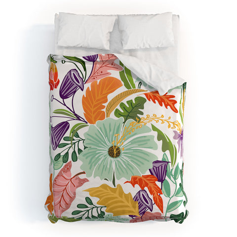 83 Oranges Hello Tropical Duvet Cover