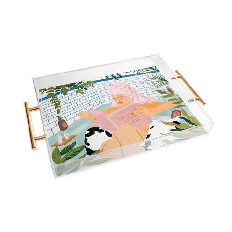 83 Oranges How To Have A Spa Day At Home Acrylic Tray