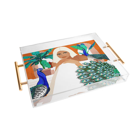 83 Oranges Indian Vacay Acrylic Tray