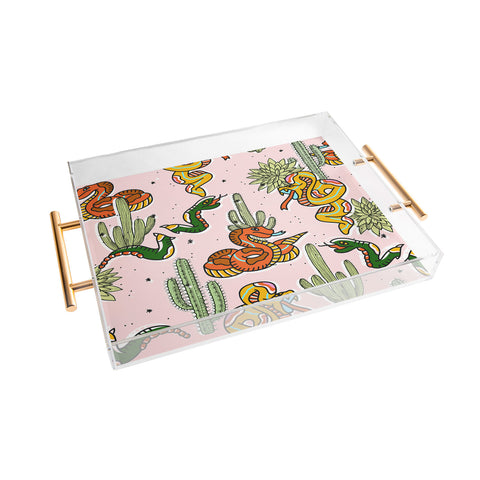 83 Oranges Join Or Die illustration Acrylic Tray