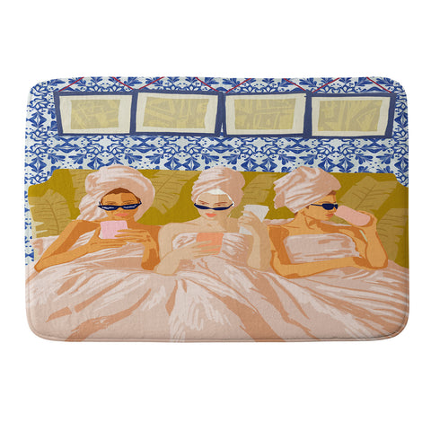 83 Oranges Ladies Only Club Memory Foam Bath Mat