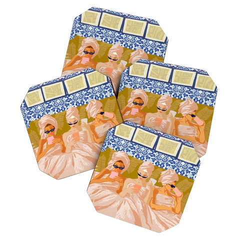 83 Oranges Ladies Only Club Coaster Set