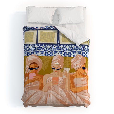 83 Oranges Ladies Only Club Comforter