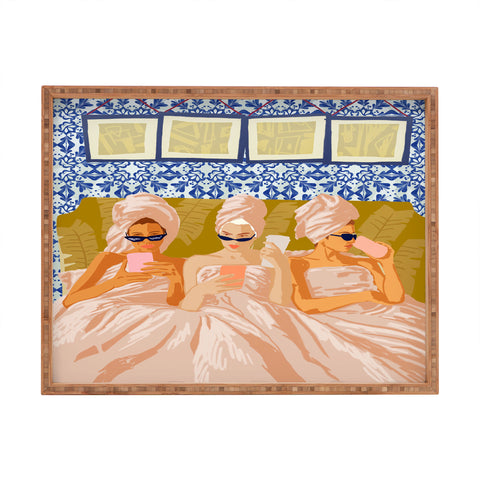 83 Oranges Ladies Only Club Rectangular Tray