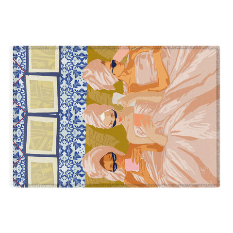83 Oranges Ladies Only Club Outdoor Rug