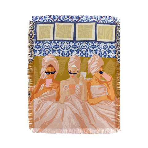 83 Oranges Ladies Only Club Throw Blanket