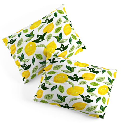 83 Oranges Lemona Pillow Shams