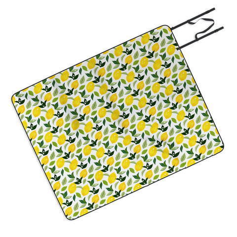 83 Oranges Lemona Picnic Blanket