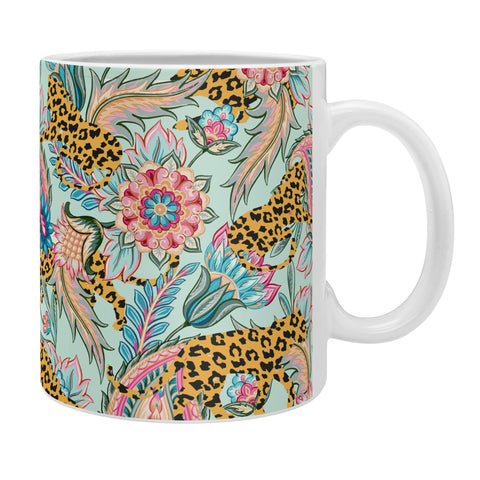 83 Oranges Leopards And Floral Jungle Coffee Mug