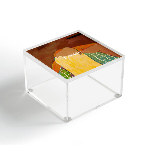 83 Oranges Let Us Let Go Acrylic Box