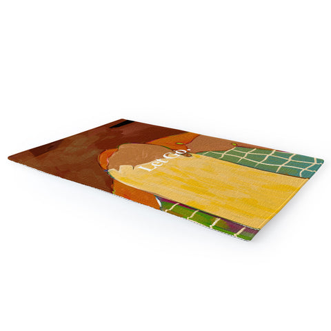 83 Oranges Let Us Let Go Area Rug