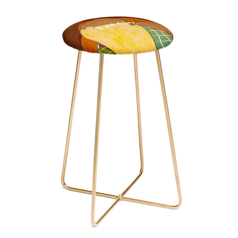 83 Oranges Let Us Let Go Counter Stool