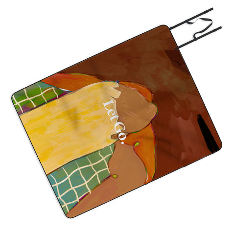 83 Oranges Let Us Let Go Picnic Blanket