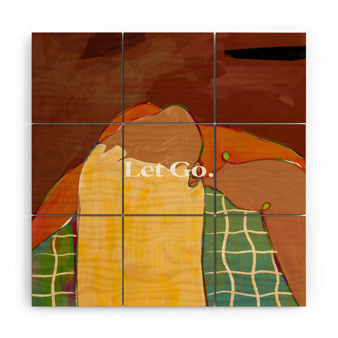 83 Oranges Let Us Let Go Wood Wall Mural