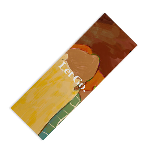 83 Oranges Let Us Let Go Yoga Mat