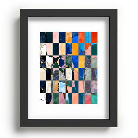 83 Oranges Luxe Checkerboard Recessed Framing Rectangle
