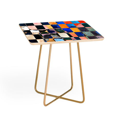 83 Oranges Luxe Checkerboard Side Table