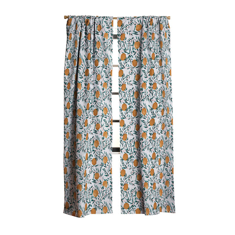 83 Oranges Mandarins Blackout Window Curtain