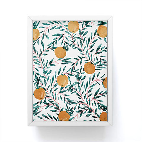 83 Oranges Mandarins Framed Mini Art Print