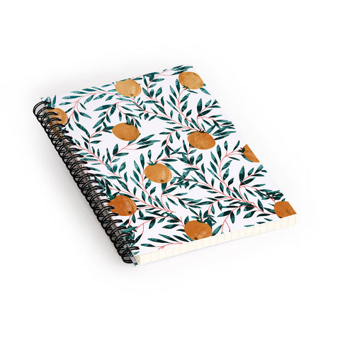83 Oranges Mandarins Spiral Notebook