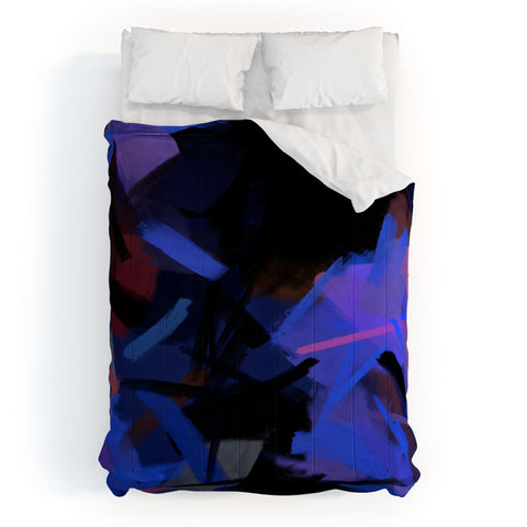 83 Oranges Midnight Sparks Comforter