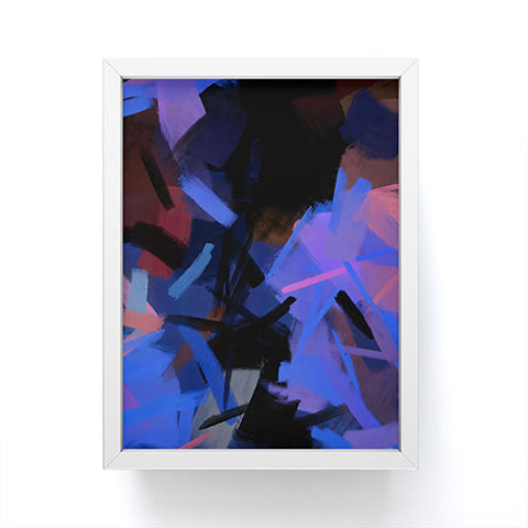83 Oranges Midnight Sparks Framed Mini Art Print