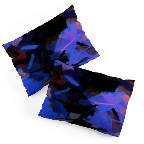 83 Oranges Midnight Sparks Pillow Shams
