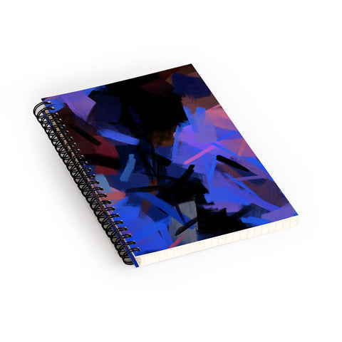 83 Oranges Midnight Sparks Spiral Notebook