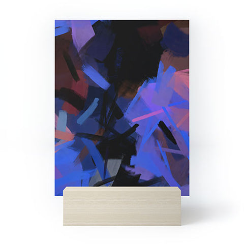 83 Oranges Midnight Sparks Mini Art Print