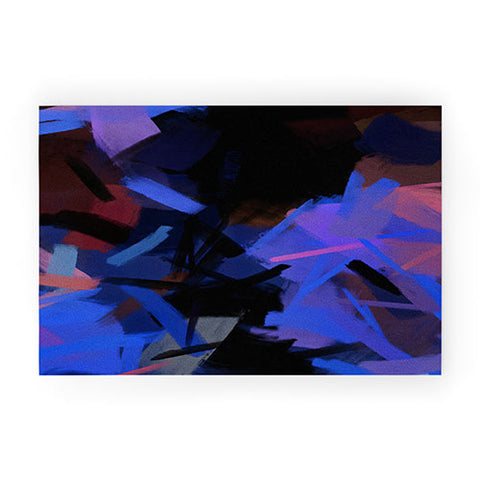 83 Oranges Midnight Sparks Welcome Mat