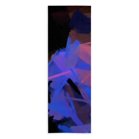 83 Oranges Midnight Sparks Yoga Towel