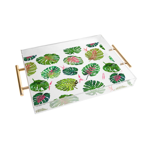 83 Oranges Monstera Love Acrylic Tray