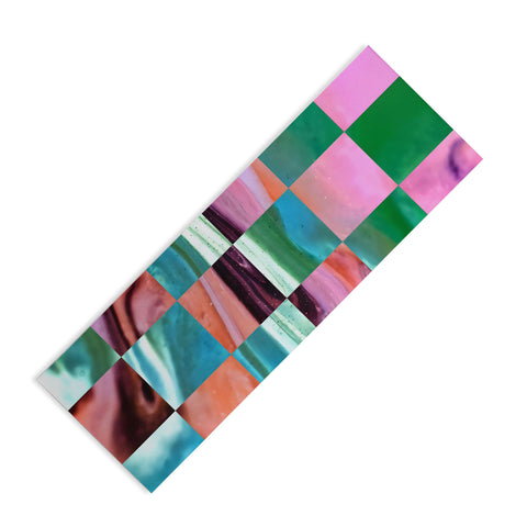 83 Oranges Mood Waves Yoga Mat