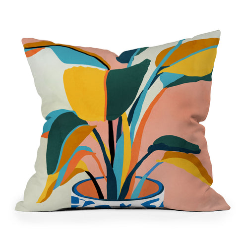 83 Oranges Nature Does Not Hurry Yet Outdoor Throw Pillow