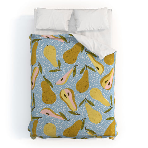 83 Oranges Nothing As It Pears To Be Duvet Cover