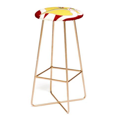 83 Oranges Pelicans Of The Burgundy Sky Bar Stool